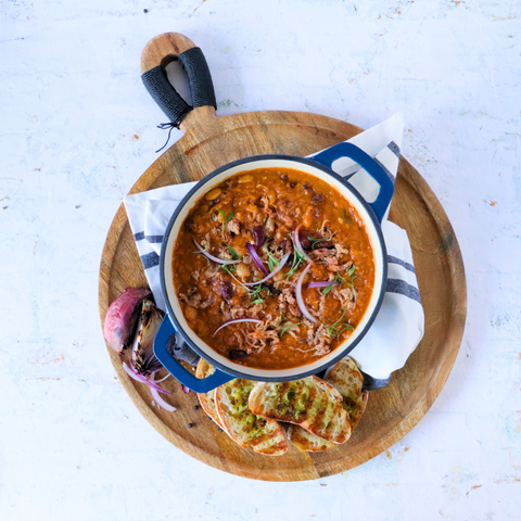 Pulled Pork & Bean Soup