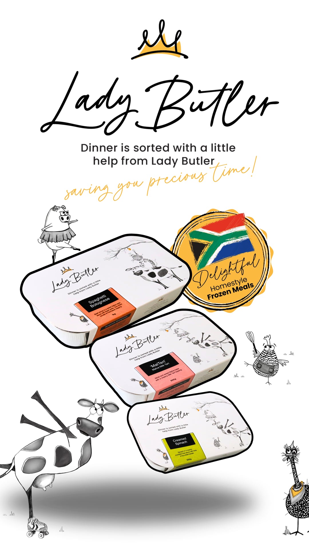 Lady Butler Frozen Meals