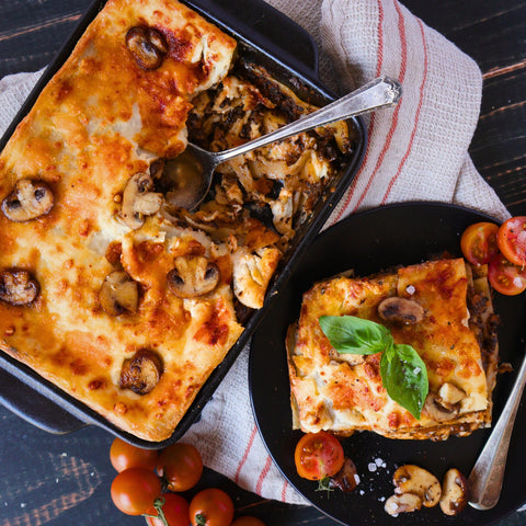 Three Mushroom Lasagne