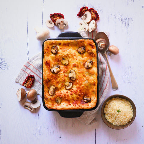 Three Mushroom Lasagne