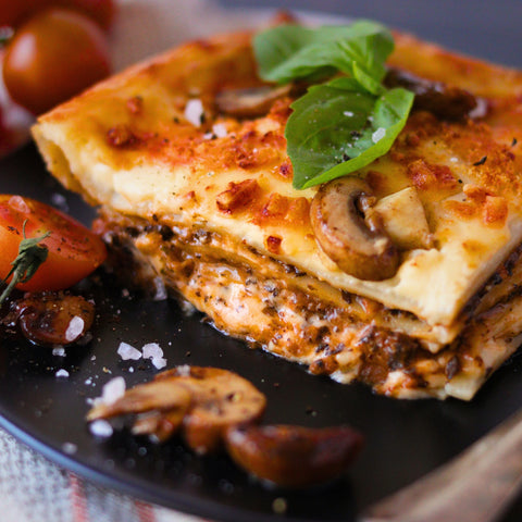 Three Mushroom Lasagne