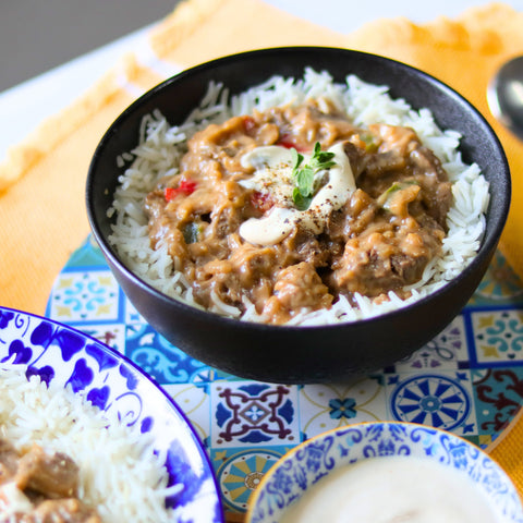 Beef Stroganoff & Basmati Rice - Beef