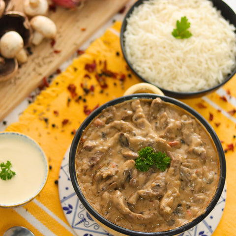 Beef Stroganoff & Basmati Rice - Beef