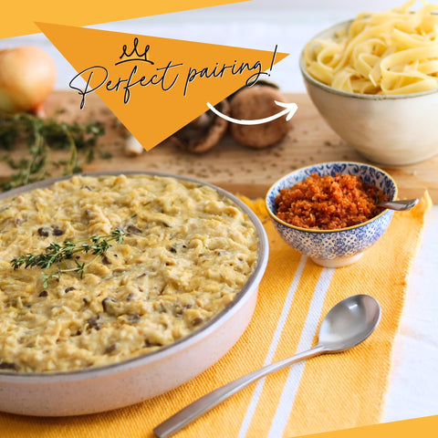 Chicken à la King & Tagliatelle Combo - Family Size | 1Kg Main + Single Size | 500g Side Pairing - Chicken