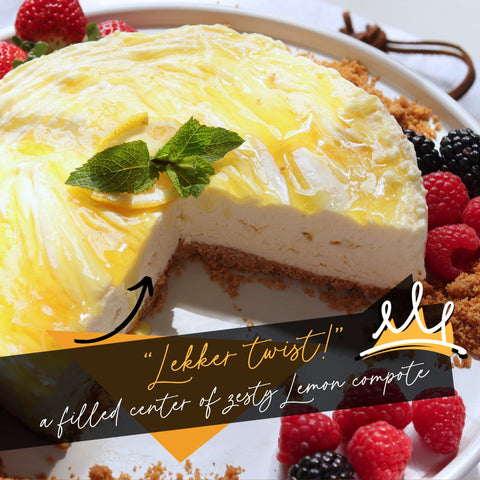 Lemon Swirl Cheesecake - Couple Size | 800g (2-4) - Dessert